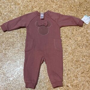 Disney Mauve One Piece with Bow Detail